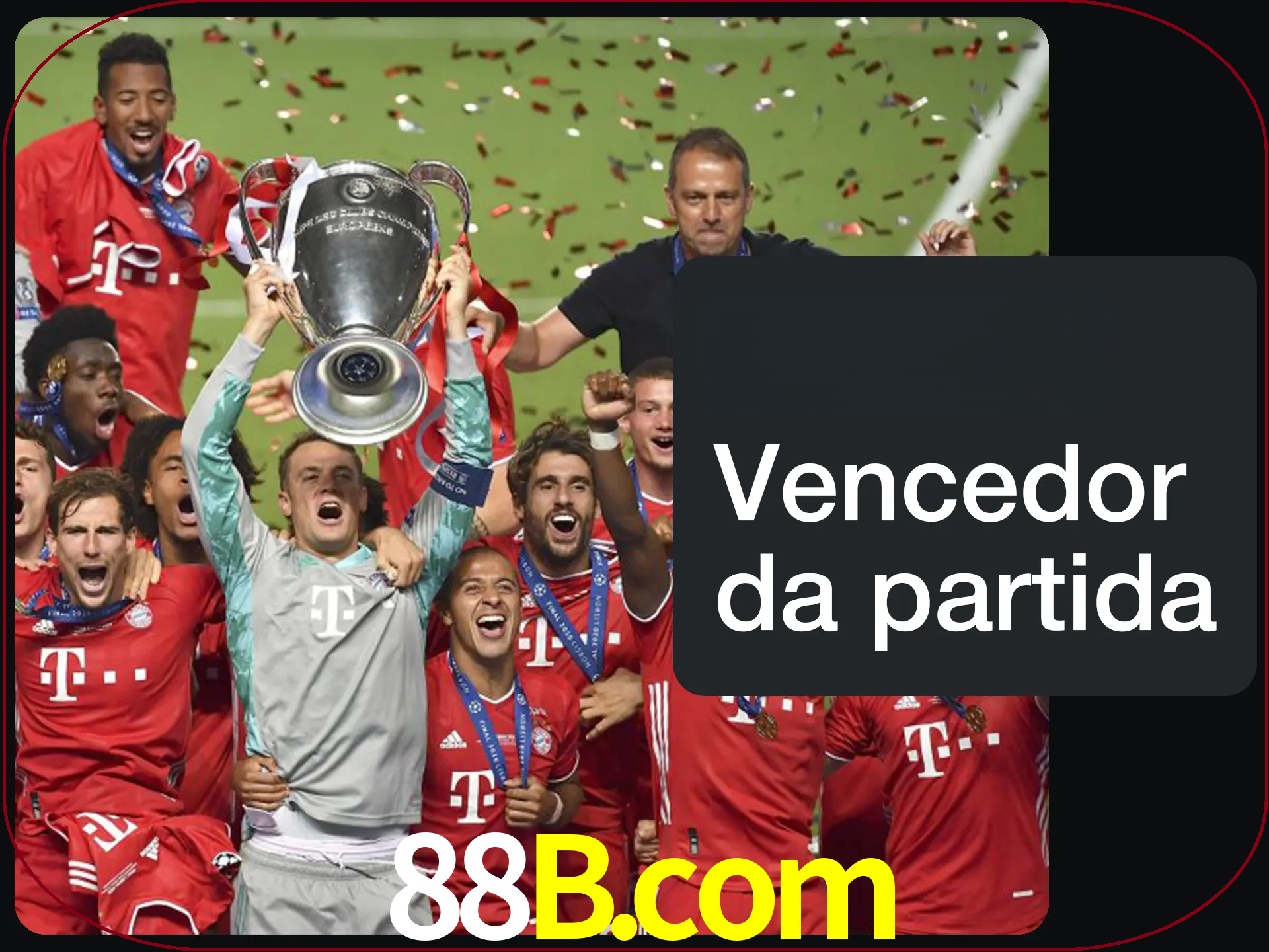 Aposte no vencedor e ganhe uma grande quantia de dinheiro.
